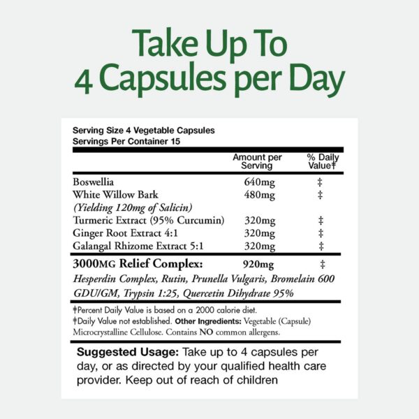 Version 1.0.0 Cápsulas InflamEase mostradas individualmente