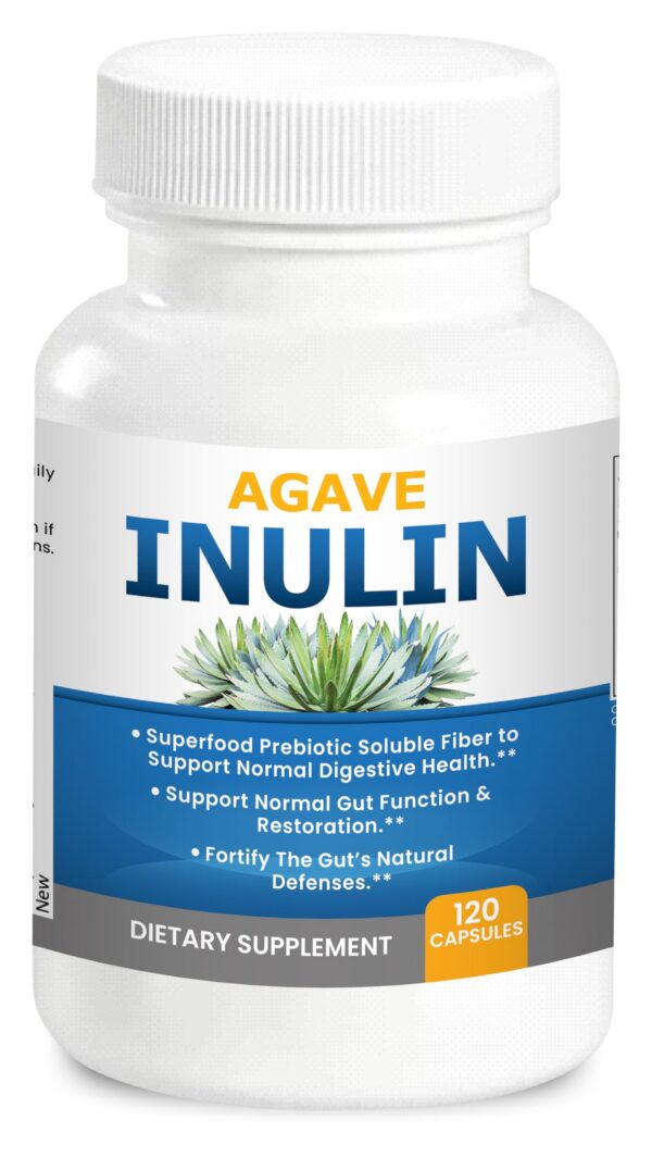 Cápsulas de Inulina de Agave para apoyo digestivo y salud intestinal