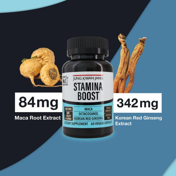 Cápsulas JungKwanJang ginseng coreano sin aditivos ni gluten