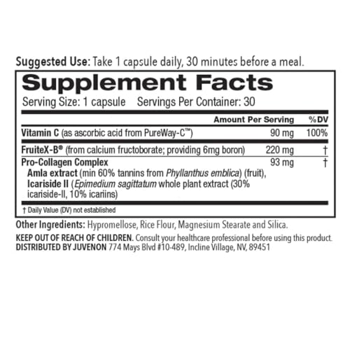 Cápsulas de Juvenon NuvoFlex para soporte articular