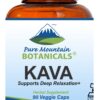 Version 1.0.0 Cápsulas Kava Kava Pure Mountain Botanicals 90 veganas kosher 400 mg