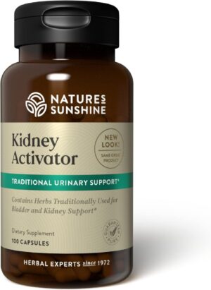 Version 1.0.0 Cápsulas Kidney Activator Nature's Sunshine para salud renal