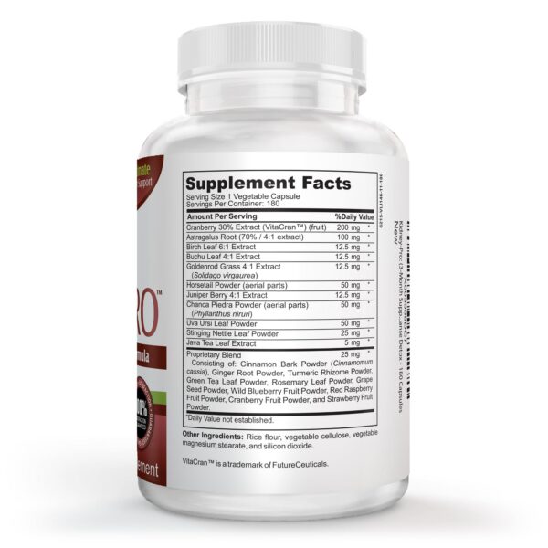 Cápsulas suplementarias Kidney-PRO para limpieza y función renal