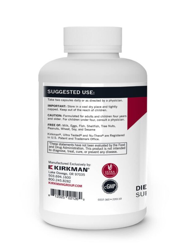 Version 1.0.0 Cápsulas Kirkman Super Nu-Thera multivitamínico