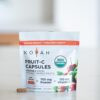 Cápsulas KOYAH Fruit-C vitamina c con mezcla de frutas orgánicas