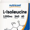 Cápsulas de L-Isoleucina Nutricost