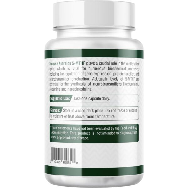 Capsulas suplementarias L-Metilfolato Probase