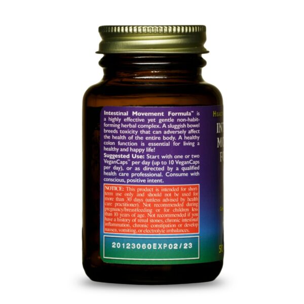 Cápsulas laxante natural vegano y sin gluten HealthForce SuperFoods