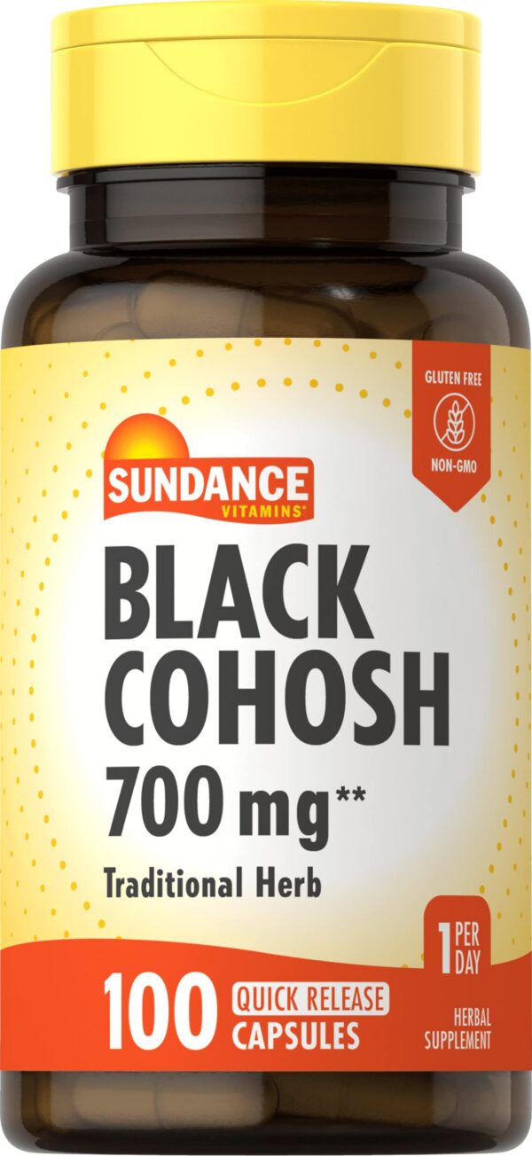 Version 1.0.0 Cápsulas liberación rápida Black Cohosh Sundance para mujeres