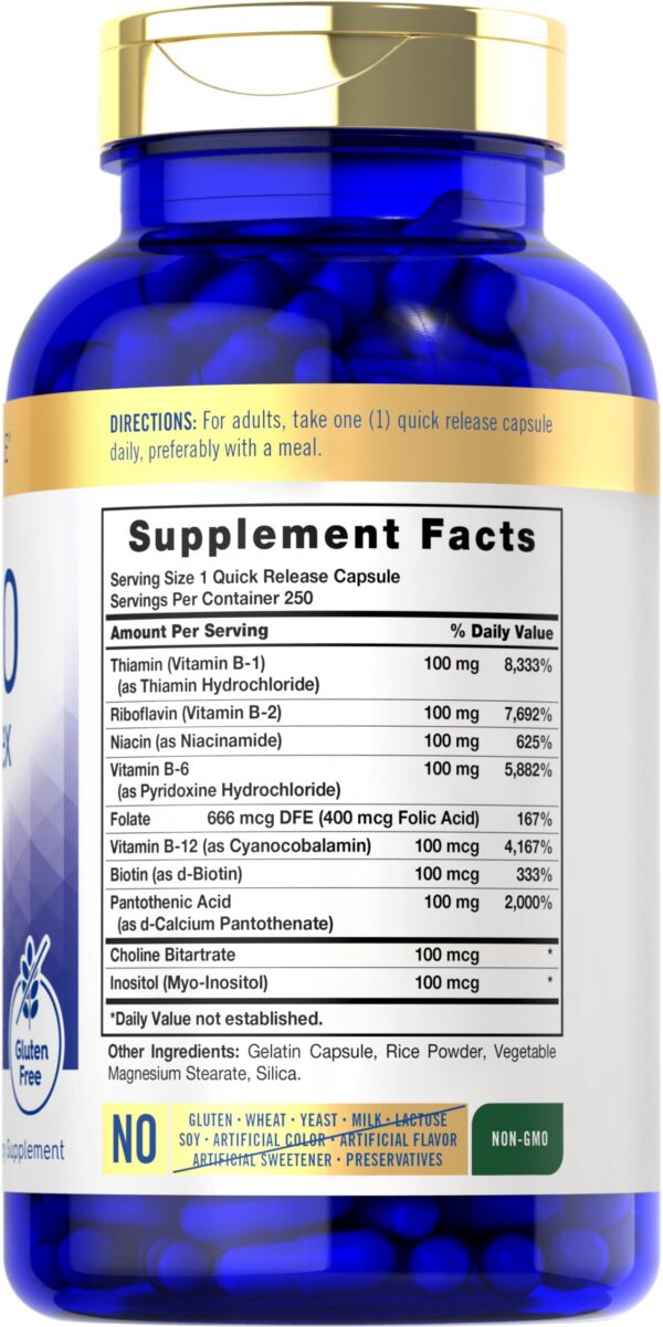 Version 1.0.0 Cápsulas liberación rápida Carlyle vitaminas B