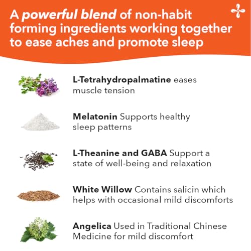 Cápsulas LifeSeasons alivio dolores musculares noche y sueño