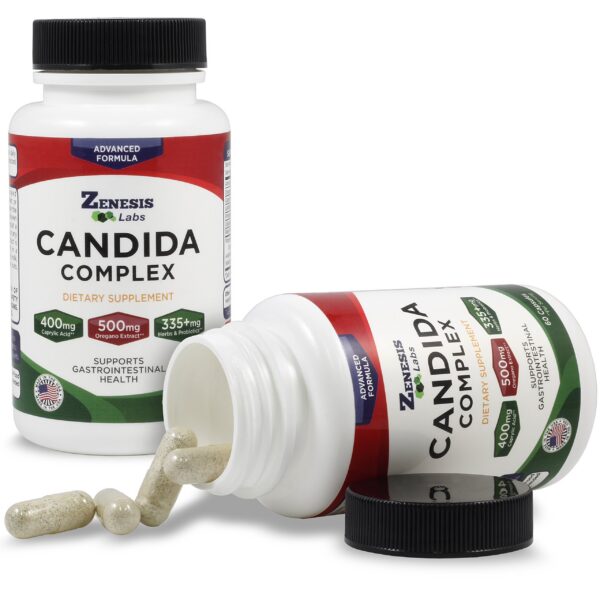 Cápsulas para limpieza y detox de Candida Zenesis Labs