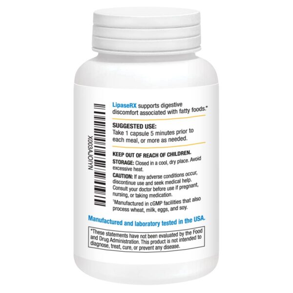 Cápsulas lipasa proteasa amilasa