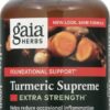 Cápsulas líquidas veganas Gaia Herbs Turmeric Supreme