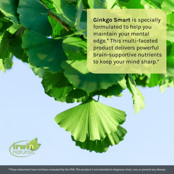 Cápsulas blandas líquidas de Ginkgo Smart Irwin Naturals