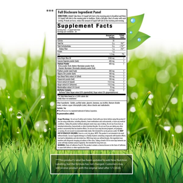 Version 1.0.0 Cápsulas líquidas Irwin Naturals para desintoxicación