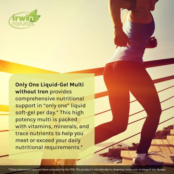 Cápsulas líquidas multi Only One mostrando ingredientes