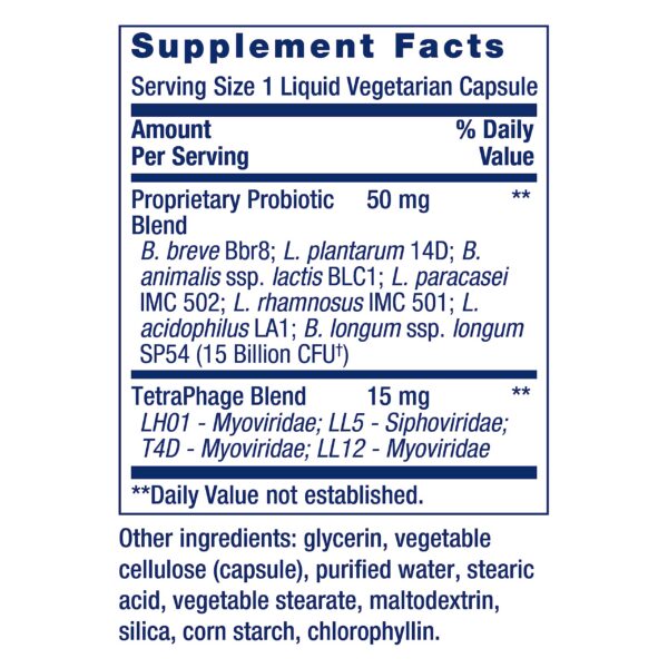 Version 1.0.0 Cápsulas líquidas vegetarianas Life Extension para salud digestiva