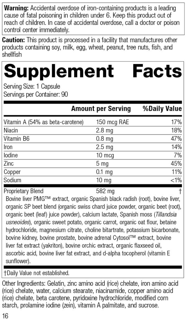 Version 1.0.0 Cápsulas Livaplex Standard Process