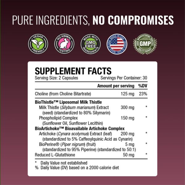 Cápsulas de Liversyl Approved Science para protección antioxidante