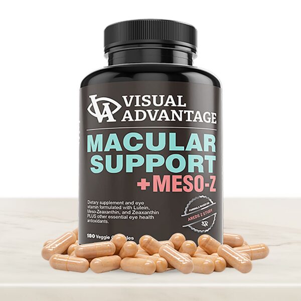 Cápsulas de Macular Support Plus Meso-Z para salud ocular