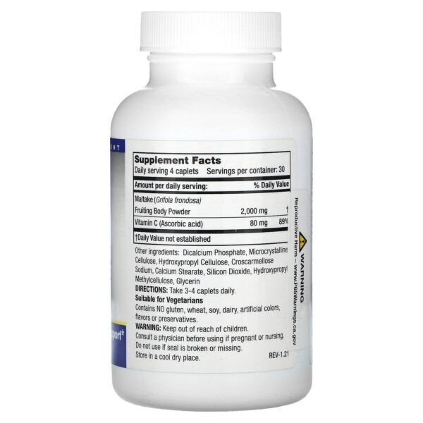 Version 1.0.0 Cápsulas de Maitake Grifron mostradas