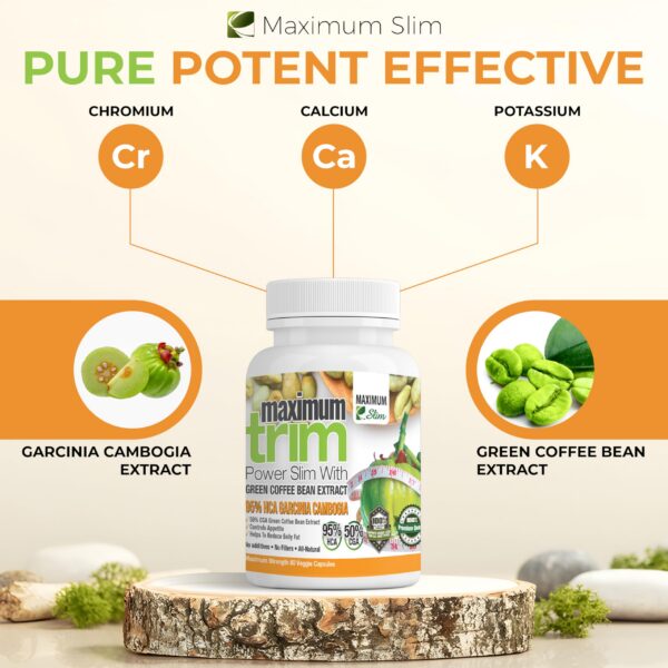 Cápsulas del suplemento Maximum Slim para quema grasa
