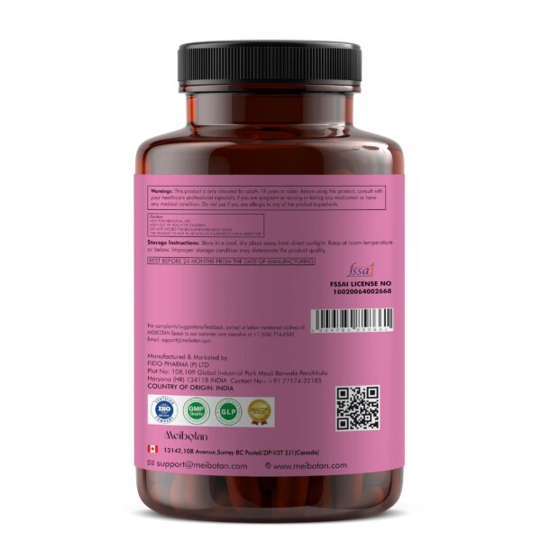 Cápsulas MEIBOTAN lactoferrina con zinc y vitamina e salud intestinal