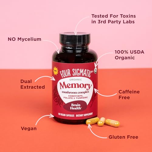 Cápsulas para mejorar memoria y concentración Four Sigmatic