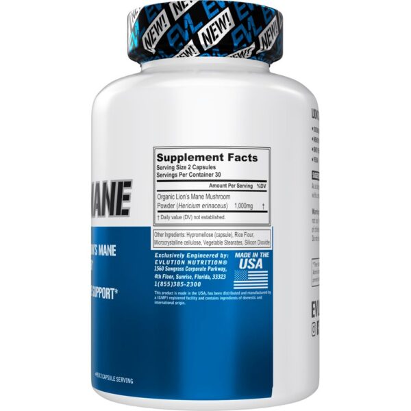 Cápsulas melena de león para enfoque y memoria