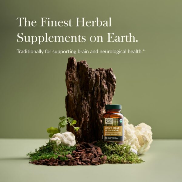 Cápsulas melena de león Gaia Herbs extracto 2500 mg