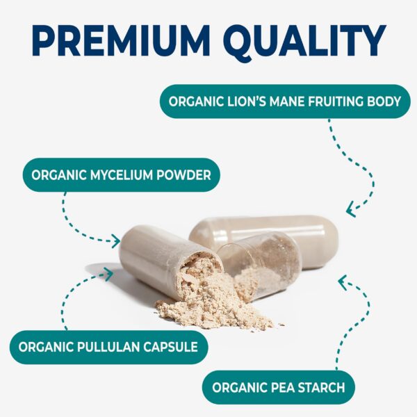 Version 1.0.0 Cápsulas de Melena de León norm mostrando cantidad