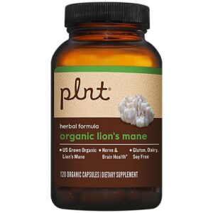 Cápsulas melena de león orgánica plnt apoyo cerebral y nervioso