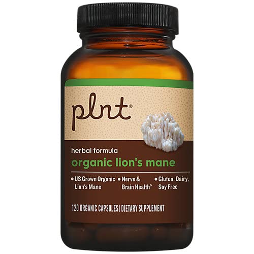 Cápsulas melena de león orgánica plnt apoyo cerebral y nervioso