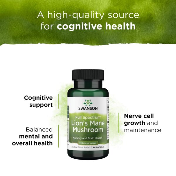 Cápsulas melena de leon swanson 500mg