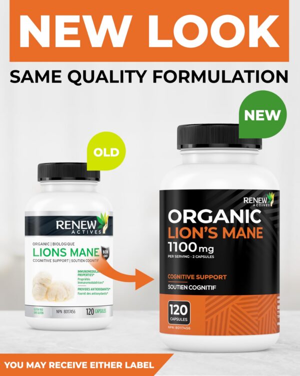 Cápsulas de Melena de León Renew Actives