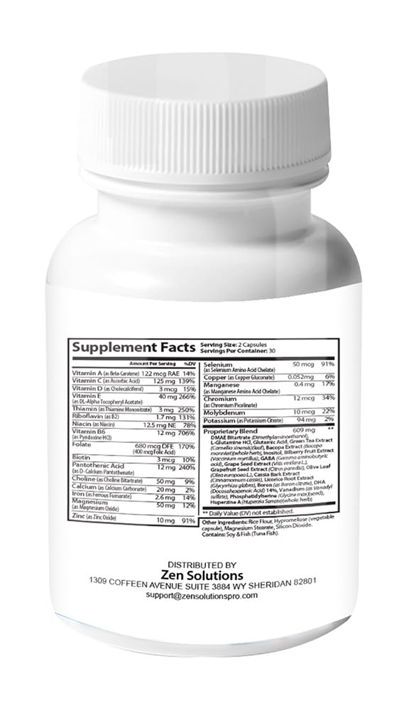 Cápsulas Memo Defender de nutradash para apoyo cognitivo