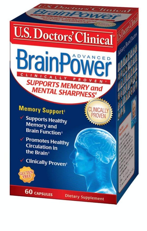 Version 1.0.0 Cápsulas de memoria BrainPower para salud cerebral