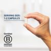 Cápsulas Metagenics UltraFlora Triplebiotic para salud intestinal