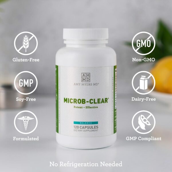 Cápsulas de Microb-Clear para salud intestinal