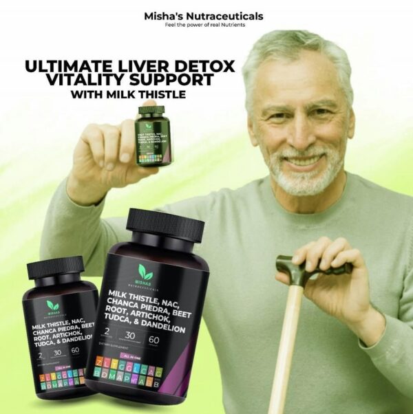 Version 1.0.0 Cápsulas Mishas Nutraceuticals apoyo detox hígado y riñón