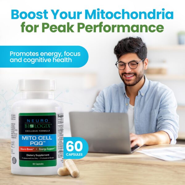 Cápsulas de Mito Cell PQQ para energía y cognición
