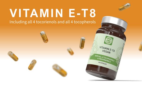 Cápsulas mixtas de tocoferoles y tocotrienoles para piel y cabello