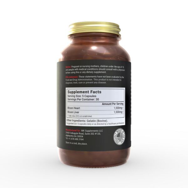 Cápsulas MK Supplements American Beast para fuerza y recuperación