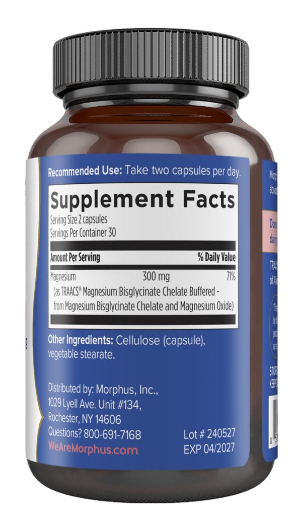 Version 1.0.0 Cápsulas de Morphus Bisglicinato de Magnesio de cerca