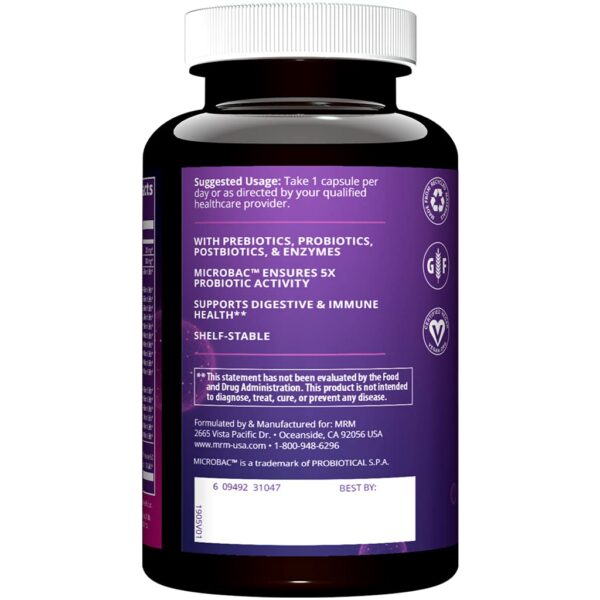 Version 1.0.0 Cápsulas MRM probióticos prebióticos y postbióticos