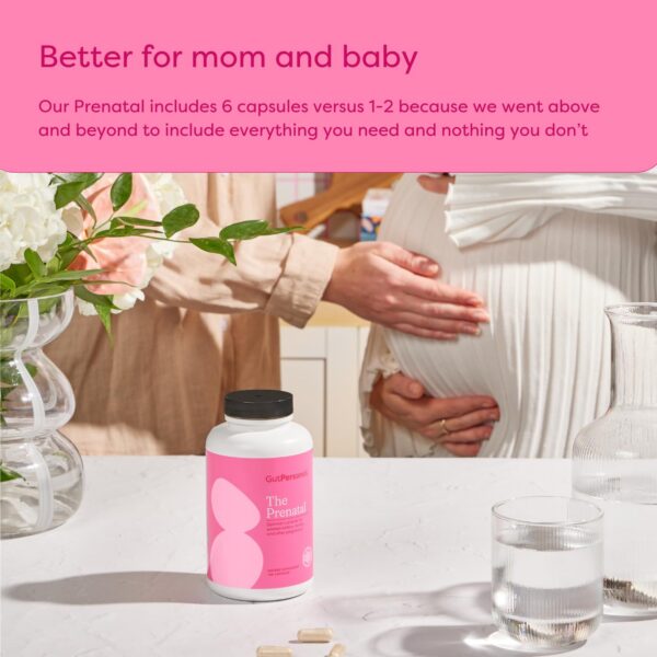 Cápsulas multivitamínicas prenatales GutPersonal