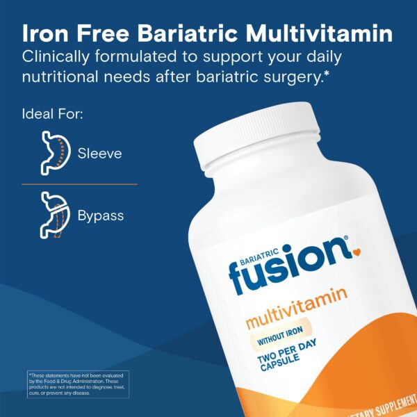 Frasco Bariatric Fusion multivitamínico post cirugía