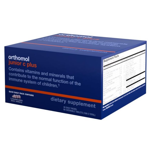 Cápsulas multivitamínicas Orthomol Immun Junior