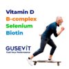 Cápsulas de multivitamínico GUSEVIT para salud masculina